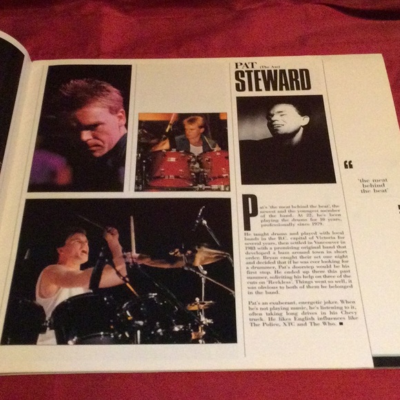 Bryan Adams 1985 World Wide Tour Concert Tour - Picture 6 of 8